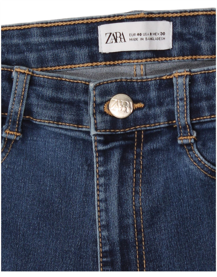 Zara Vaqueros Pitillo Mujer EU 40 Mediano W30 L27 Azul