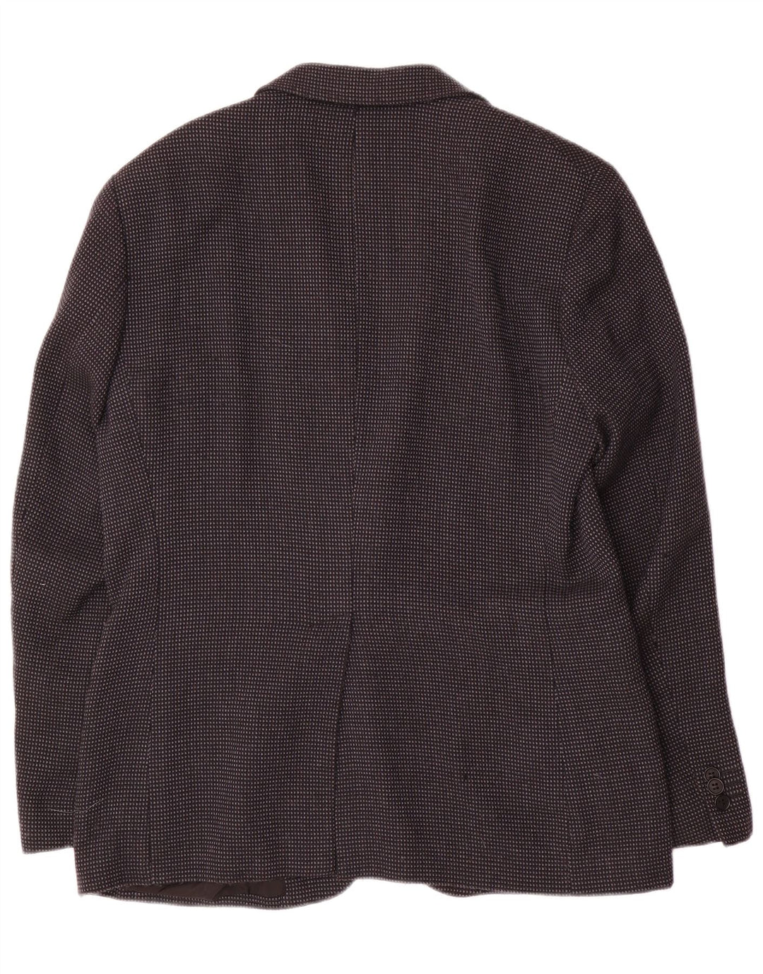 EMPORIO ARMANI Chaqueta blazer de 2 botones para hombre IT 54 XL Lana manchada gris