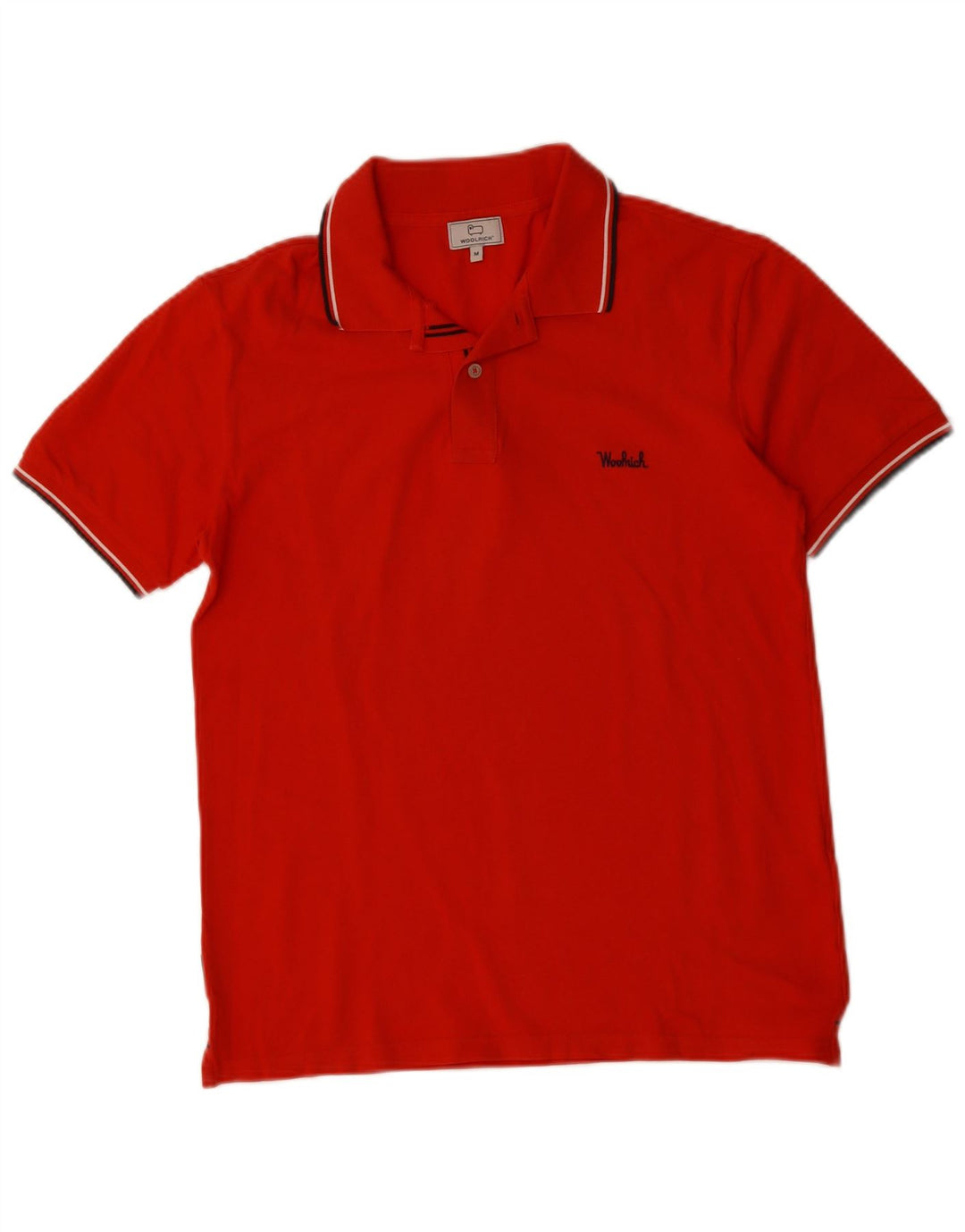 WOOLRICH Polo Hombre Algodón Rojo Medio