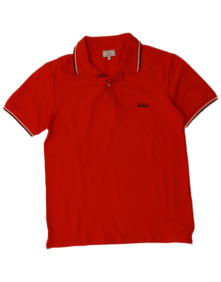 WOOLRICH Polo Hombre Algodón Rojo Medio