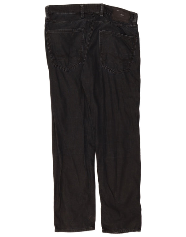Jack & Jones Vaqueros rectos Mike Comfort Fit para hombre W32 L29 Negro