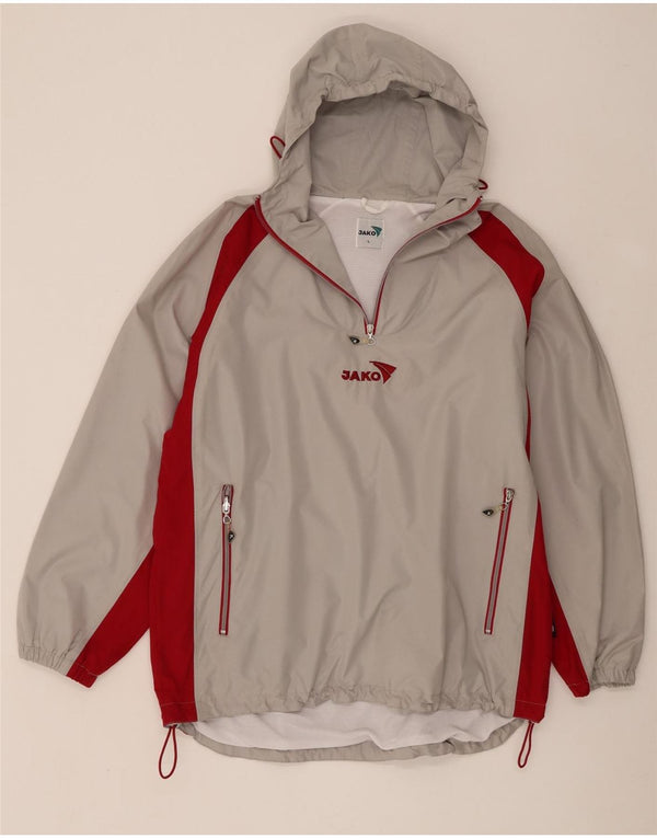 Jako - Chaqueta impermeable con capucha para hombre, talla 40, color gris grande