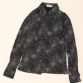 VINTAGE Womens Shirt IT 52 2XL Black Spotted Vintage Vintage and Second-Hand Vintage from Messina Hembry 