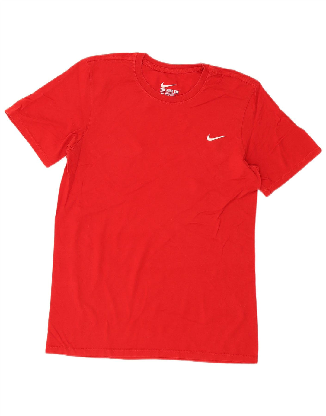 Nike Camiseta de corte atlético para hombre, talla pequeña, color rojo