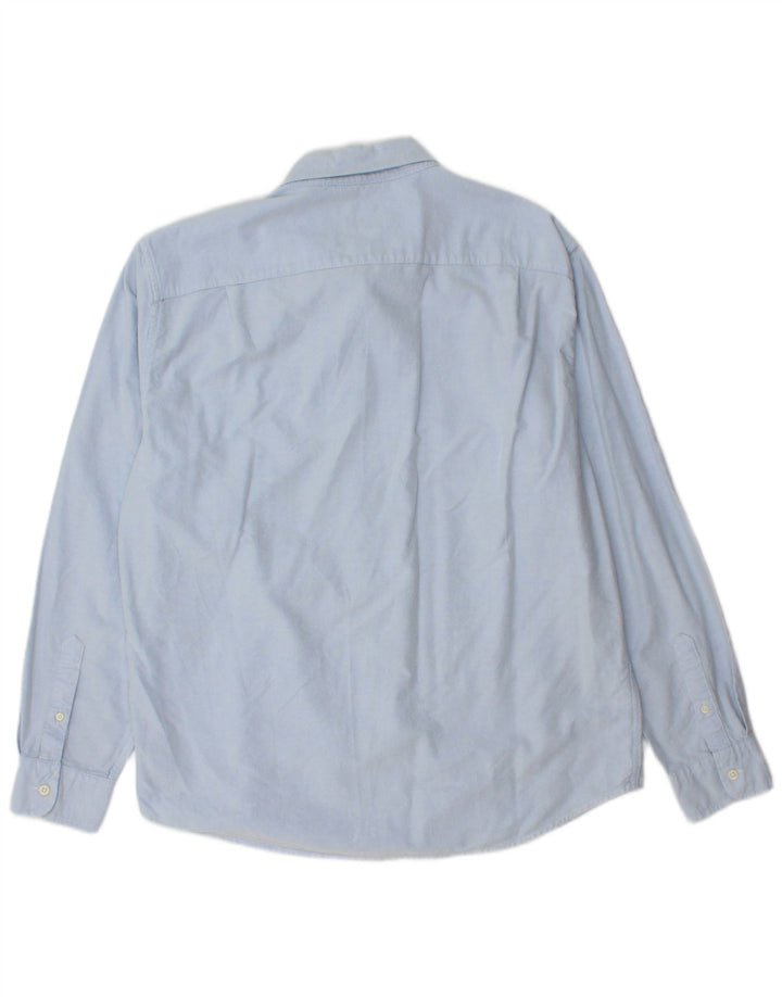 AMERICAN EAGLE Camisa de corte clásico para hombre Algodón azul grande