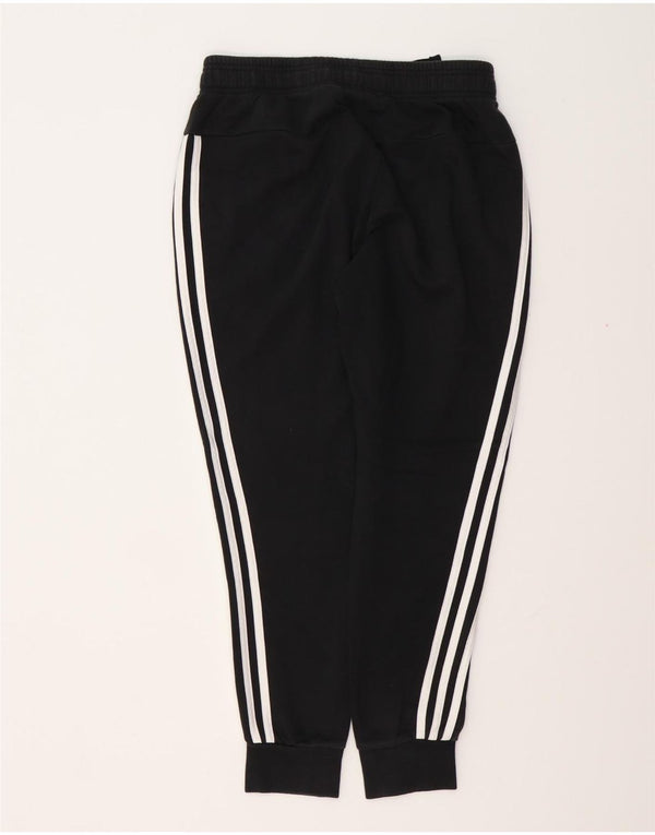 ADIDAS Pantalones de chándal para mujer Joggers UK 8/10 Small Black Cotton