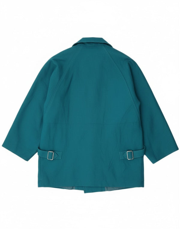 Marella Chaqueta Blazer de 2 Botones para Mujer UK 10 Small Turquoise Classic