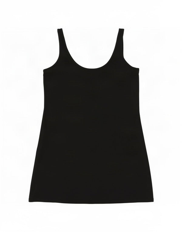 Marks & Spencer Vestido lencero para mujer UK 44 Grande Algodón negro