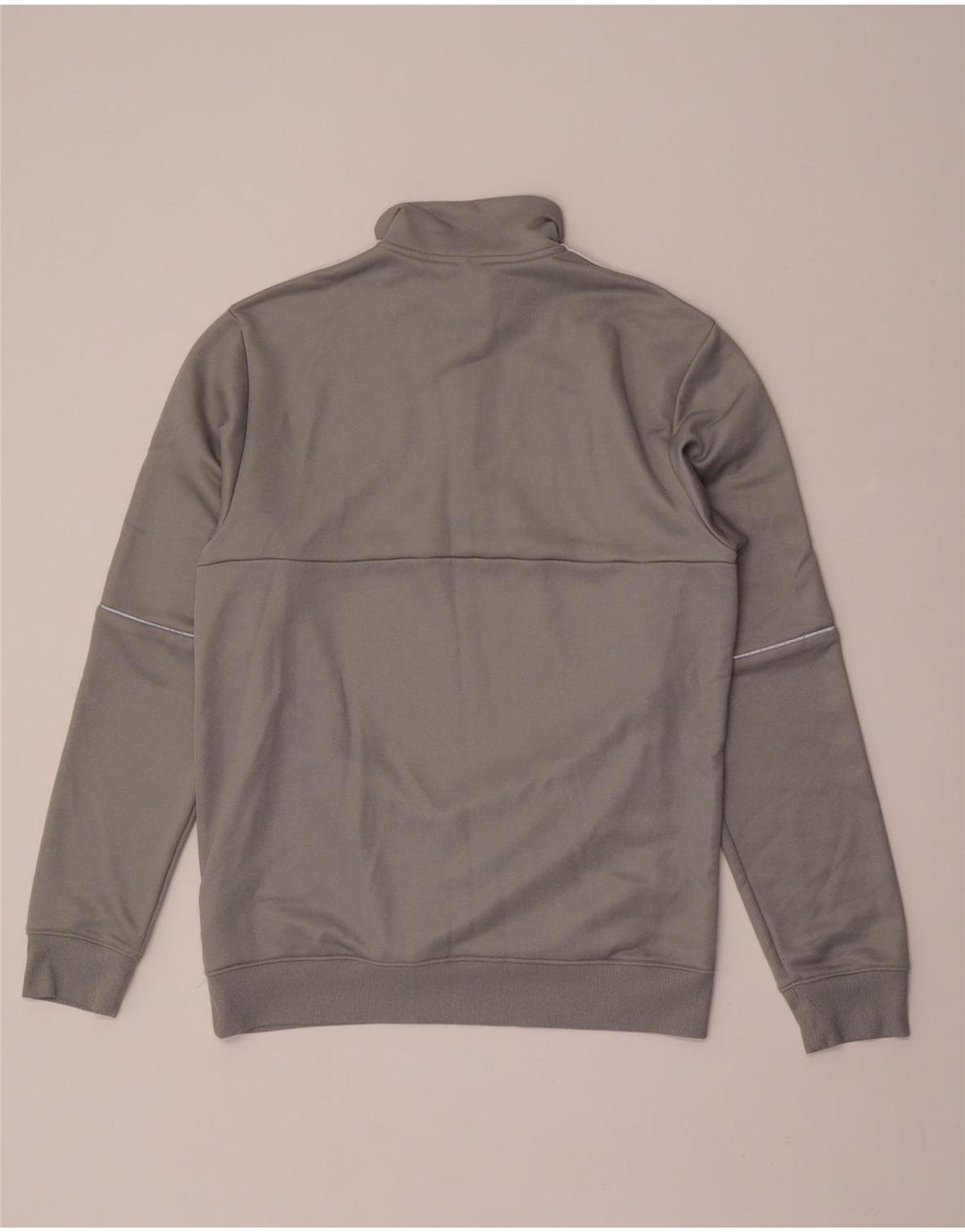 ADIDAS Hombre Aeroready Zip Neck Sudadera Jumper Gris Medio Poliéster