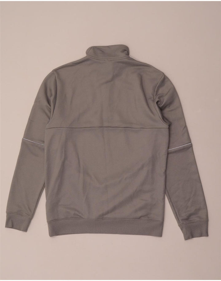 ADIDAS Hombre Aeroready Zip Neck Sudadera Jumper Gris Medio Poliéster