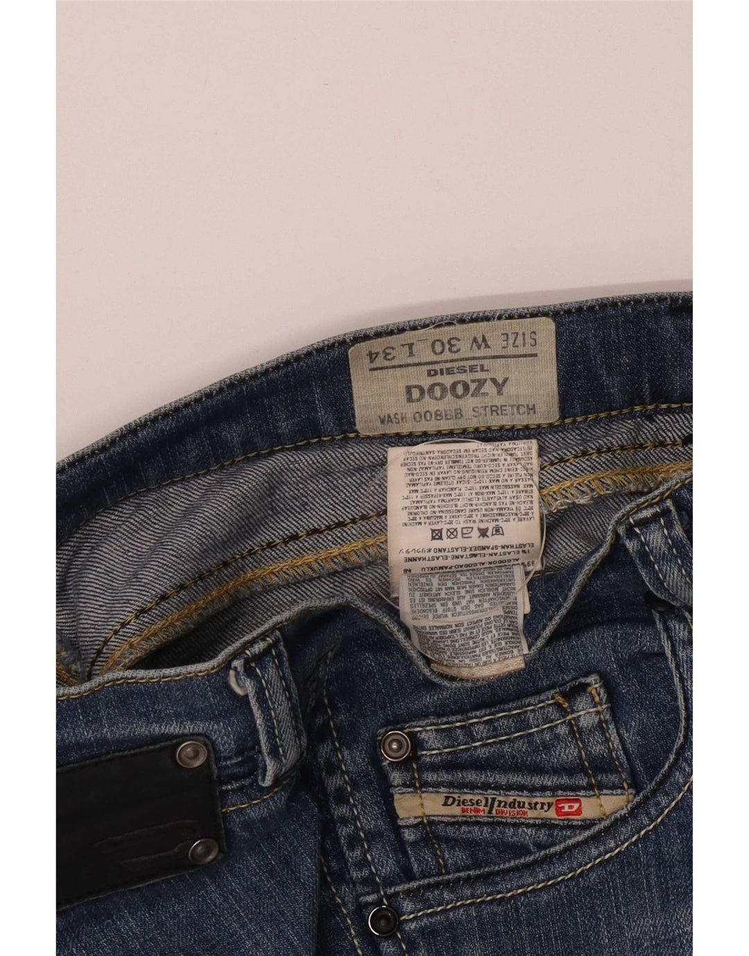 Diesel Mujer Doozy Slim Jeans W30 L31 Algodón Azul