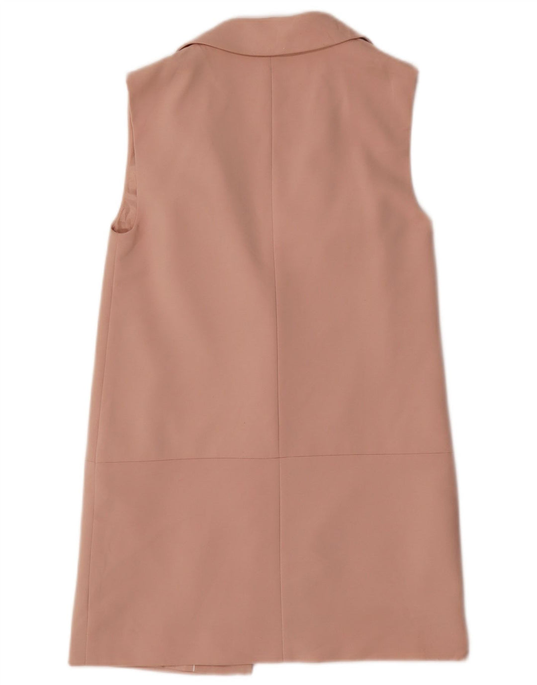 Marks & Spencer Chaqueta tipo blazer larga sin mangas para mujer UK 10 Small Pink