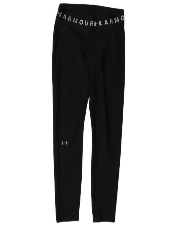 Under Armour Leggings Gráficos De Cintura Alta Para Mujer XS W24 L27 Negro