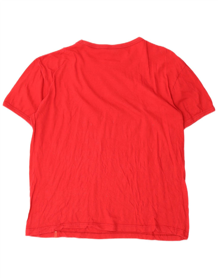 Levi's Hombre Camiseta Gráfica Top XL Algodón Rojo
