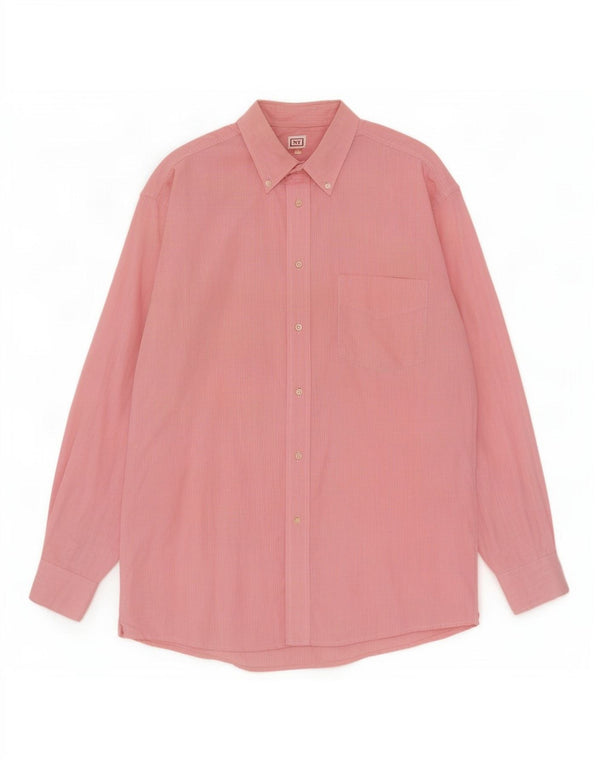 Camisa Stefanel Hombre Vichy Rosa Medio