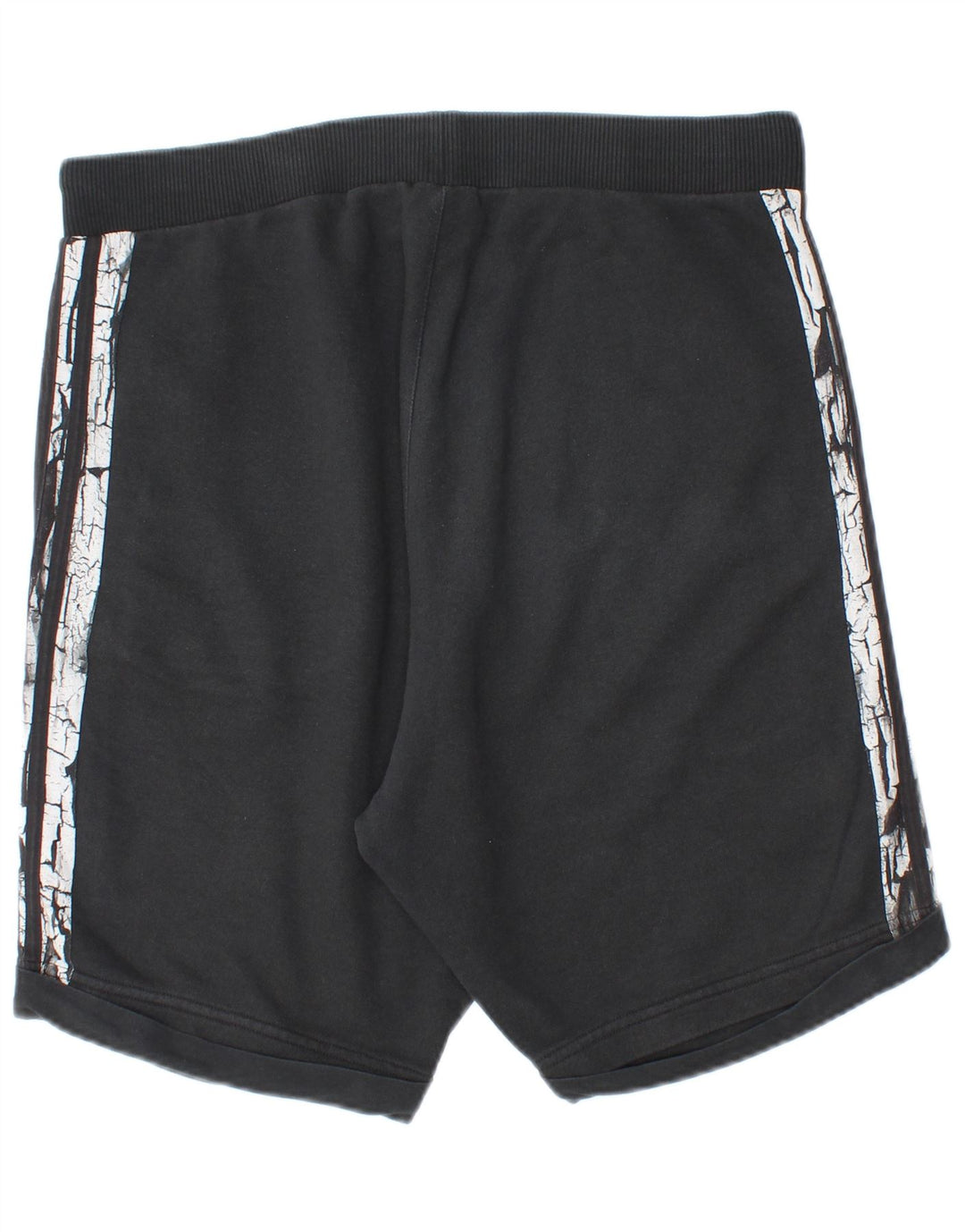 Adidas - Pantalones cortos deportivos para hombre, algodón negro mediano