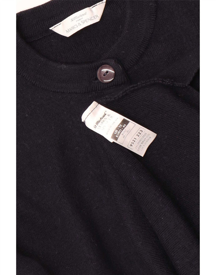 Marks & Spencer Cárdigan St. Michael para mujer, talla 40, tamaño mediano, azul marino