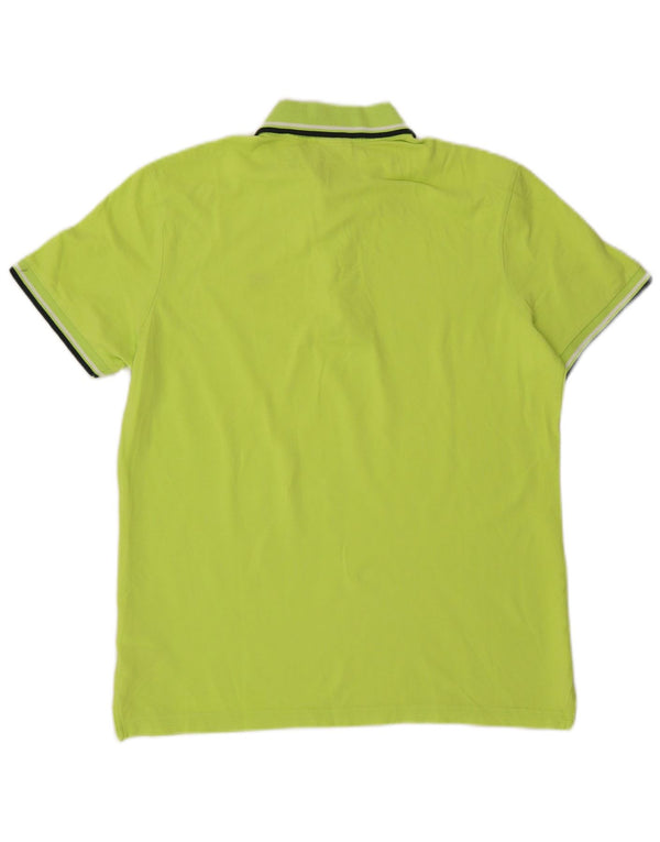 Diadora Polo Hombre Grande Verde Algodón