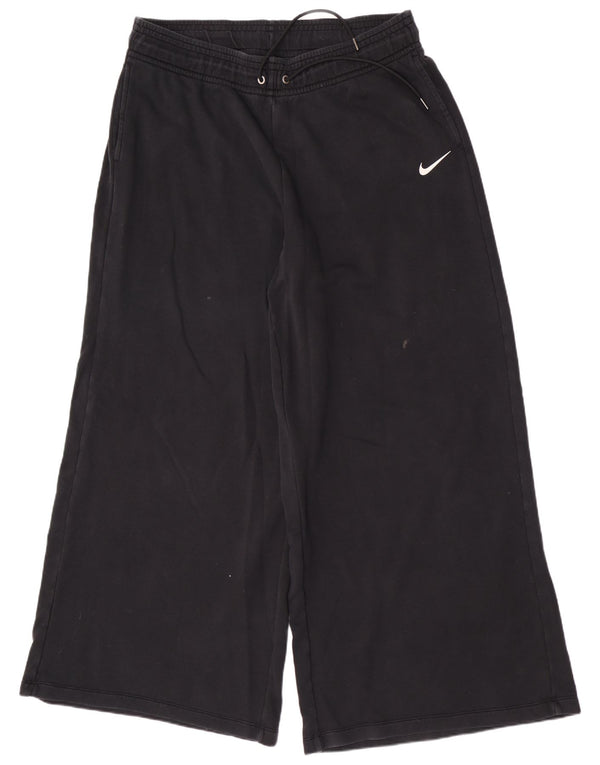 Nike Pantalones de chándal de pierna ancha para mujer UK 40 XL Algodón negro