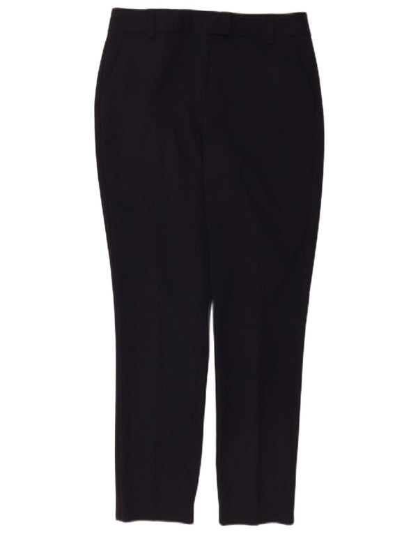 REISS Pantalones de traje ajustados para mujer UK 8 Small W26 L27 Azul marino Poliéster
