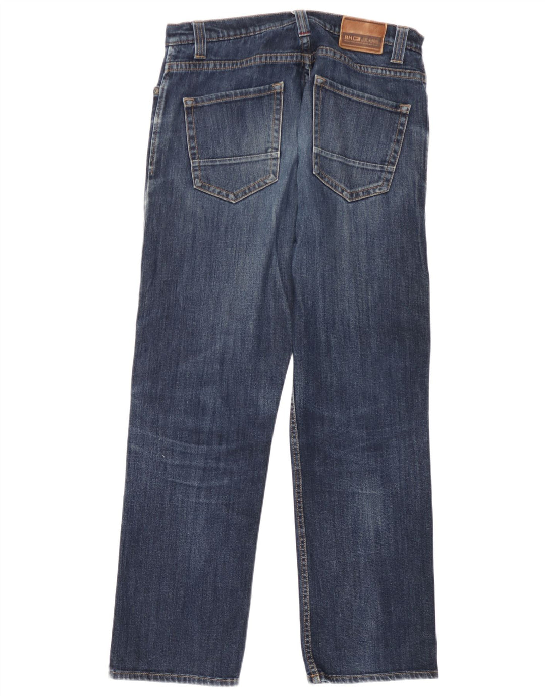 Marks & Spencer Vaqueros rectos azules Harbor para hombre W34 L31 Algodón azul