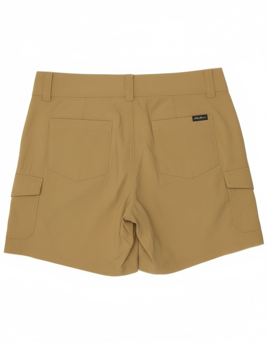 Eddie Bauer Pantalones cortos cargo para mujer US 4 Small W30 Beige Nylon