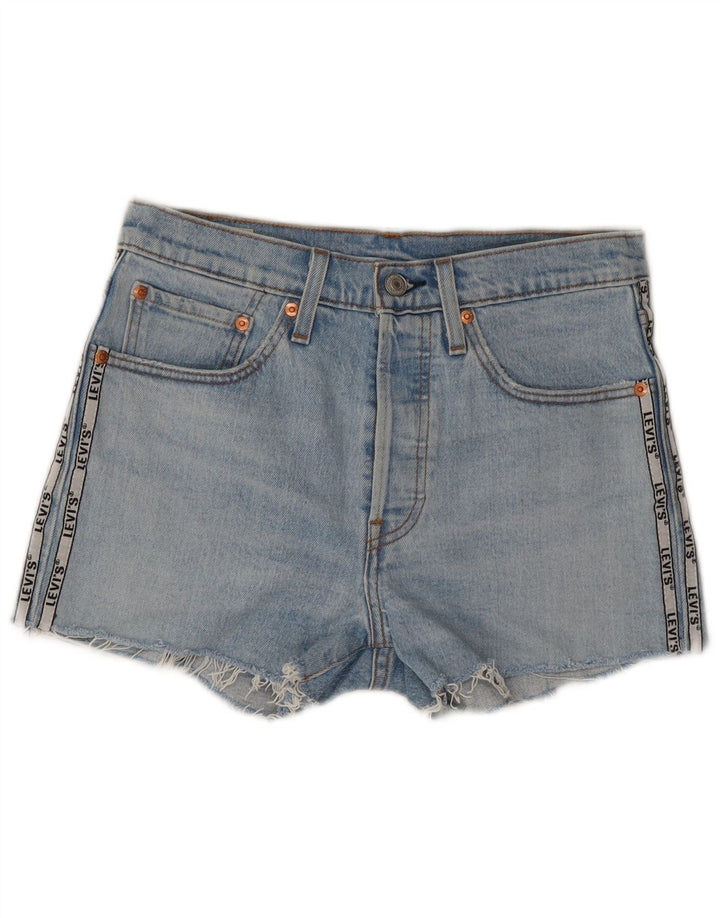 LEVI'S Mujer 501 Shorts De Mezclilla W28 Azul Medio