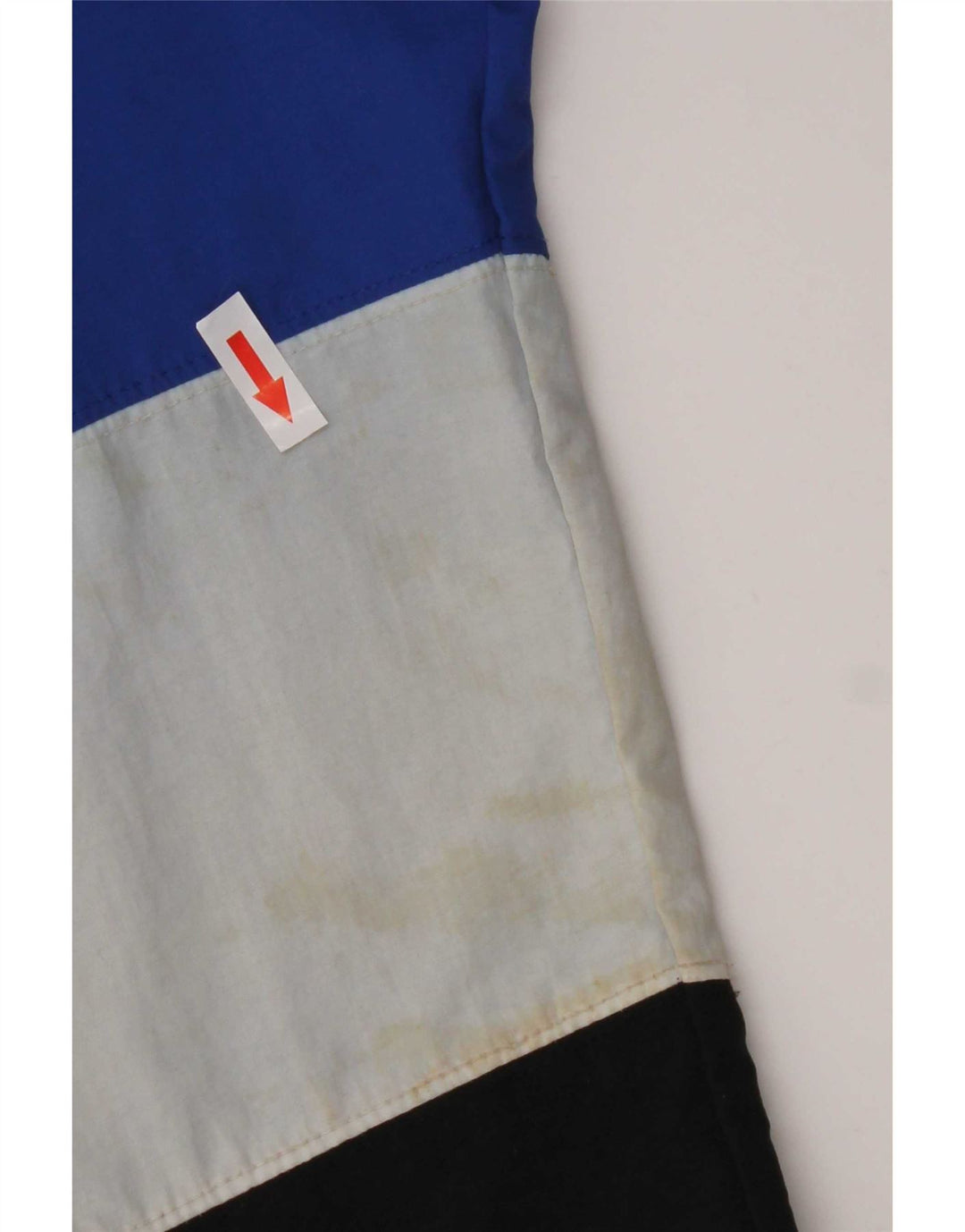 Champion Chaqueta de chándal gráfica para mujer UK 10 Small Blue Colourblock