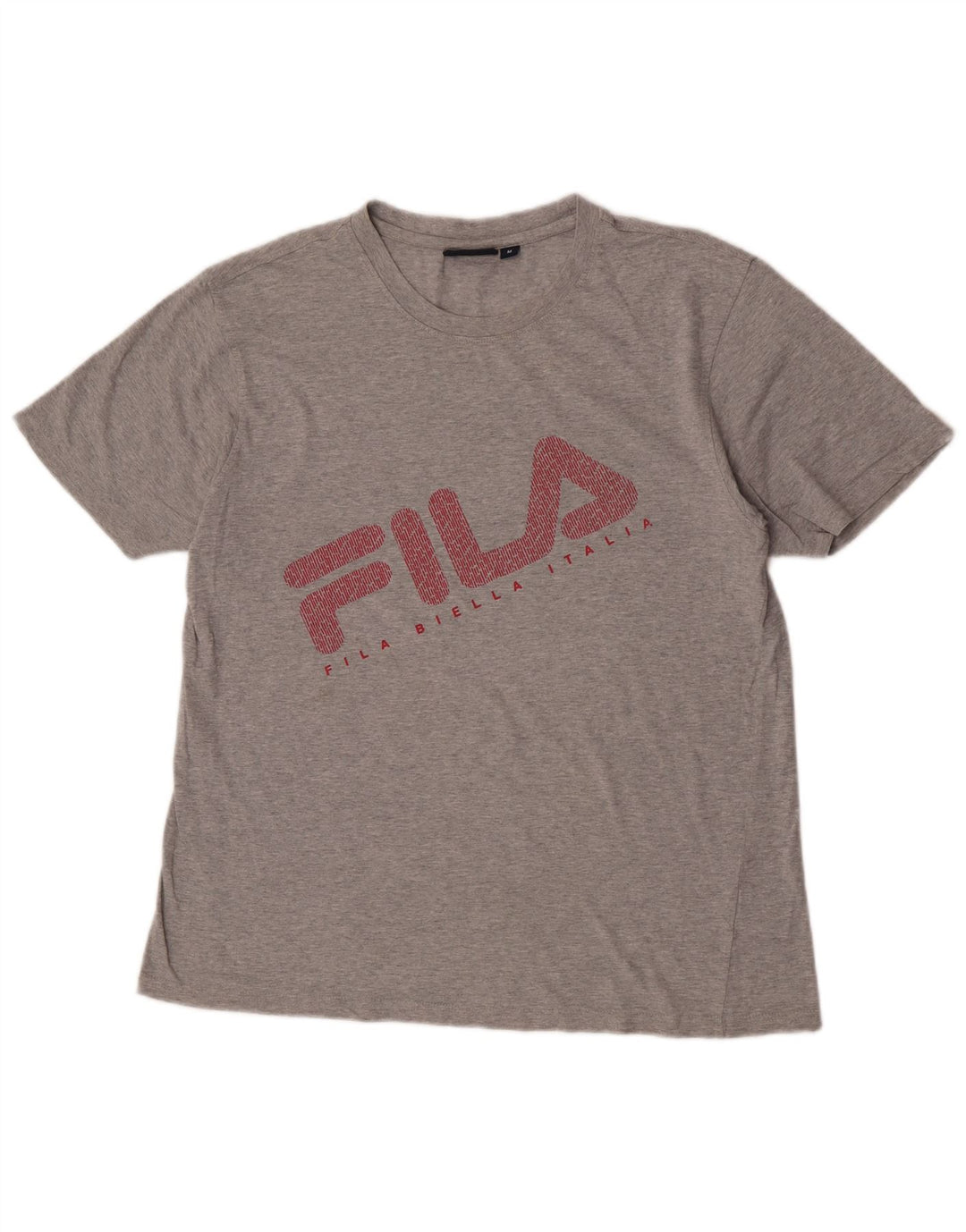 Fila Hombre Graphic Camiseta Top Gris Medio