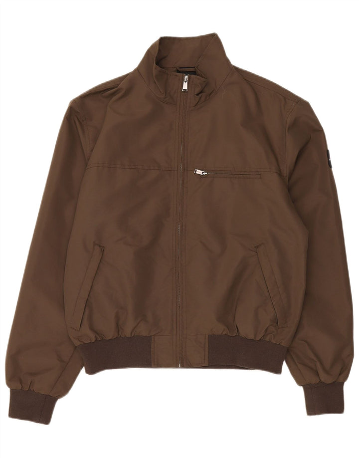 CANADIENS Chaqueta Bomber para Hombre IT 50 Grande Nylon Marrón