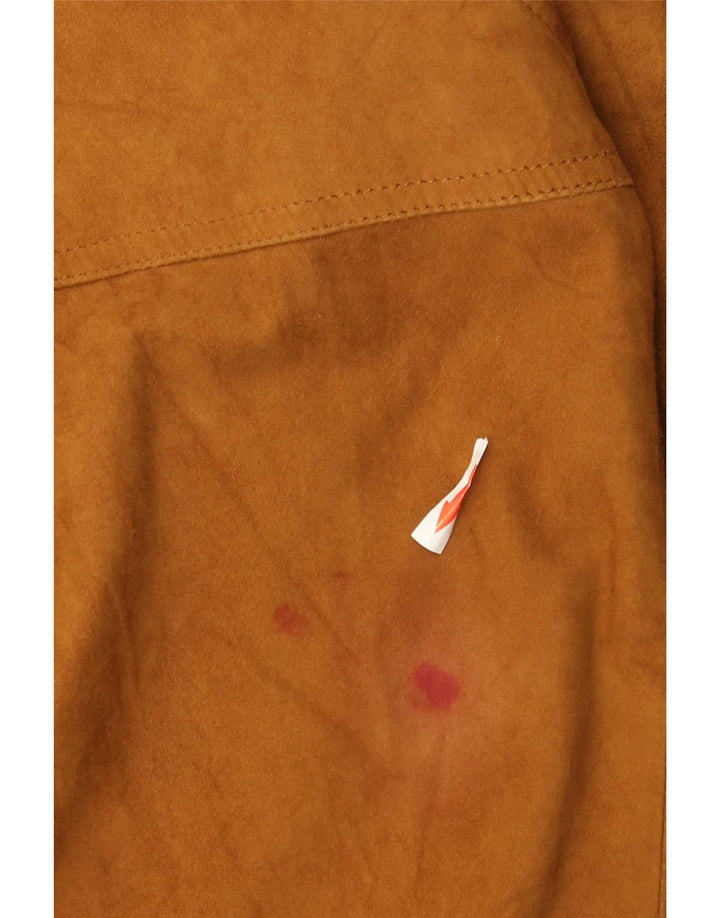 Conbipel Chaqueta Bomber De Ante Para Hombre IT 54 XL Cuero Marrón