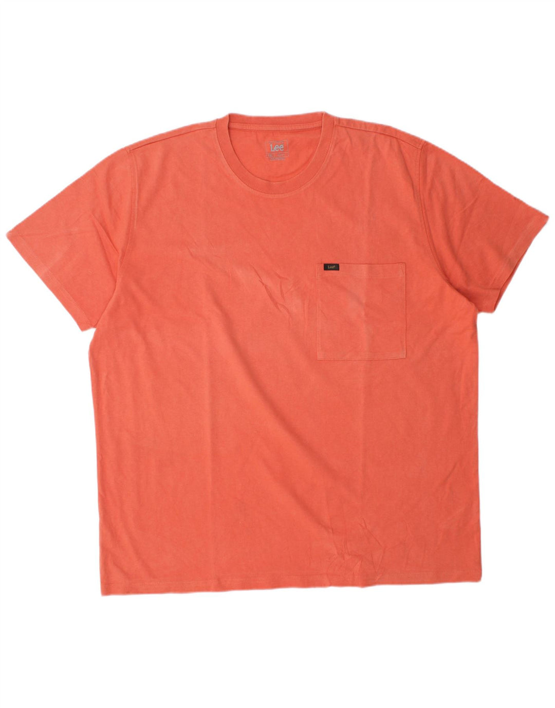 Lee Camiseta Regular Fit para Hombre Top 2XL Algodón Naranja