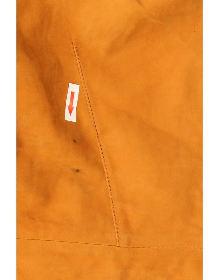 Chaqueta de ante Borbonese para mujer IT 48 XL Cuero marrón