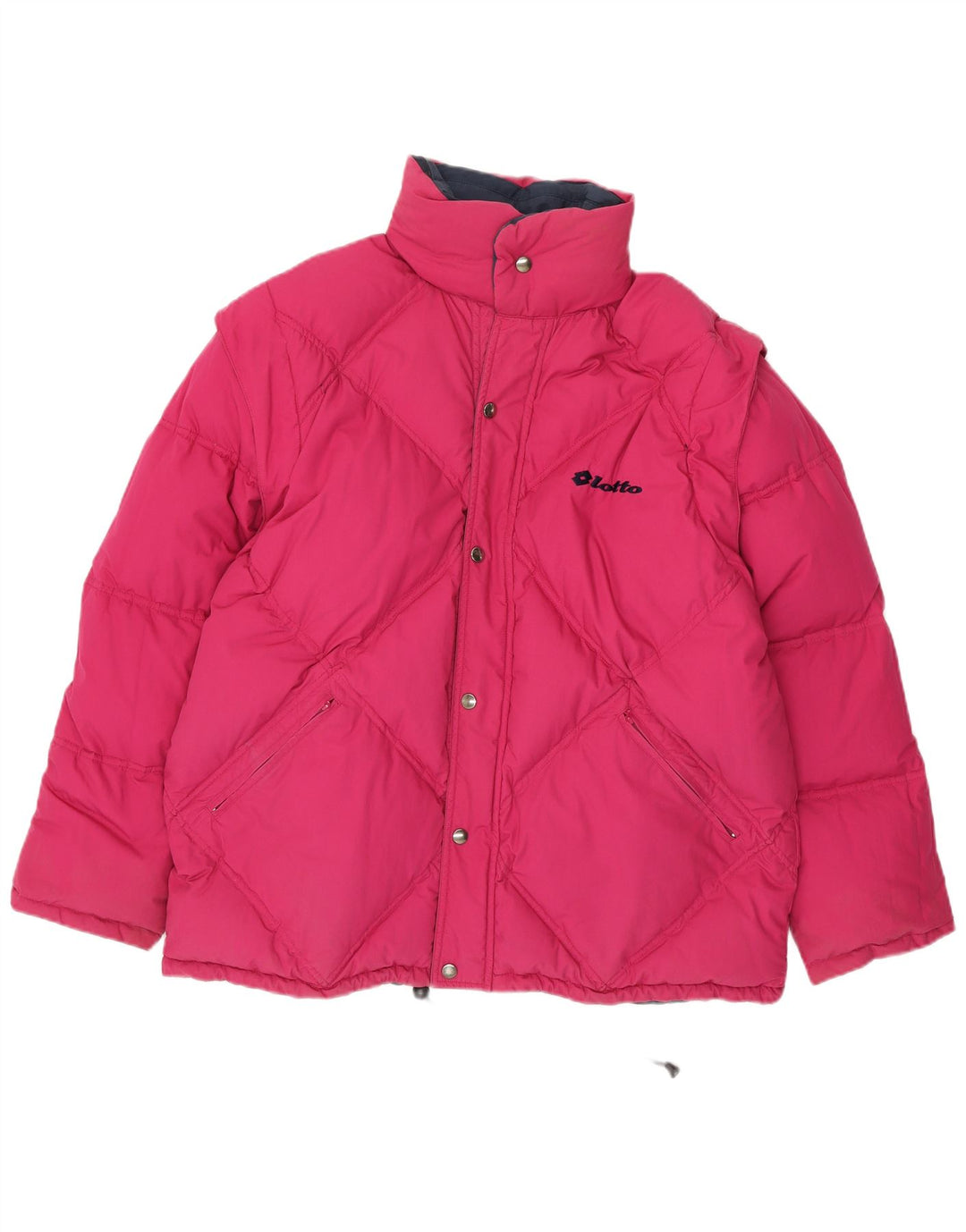 Lotto Chaqueta Acolchada Reversible para Hombre UK 36 Small Poliéster Azul Marino