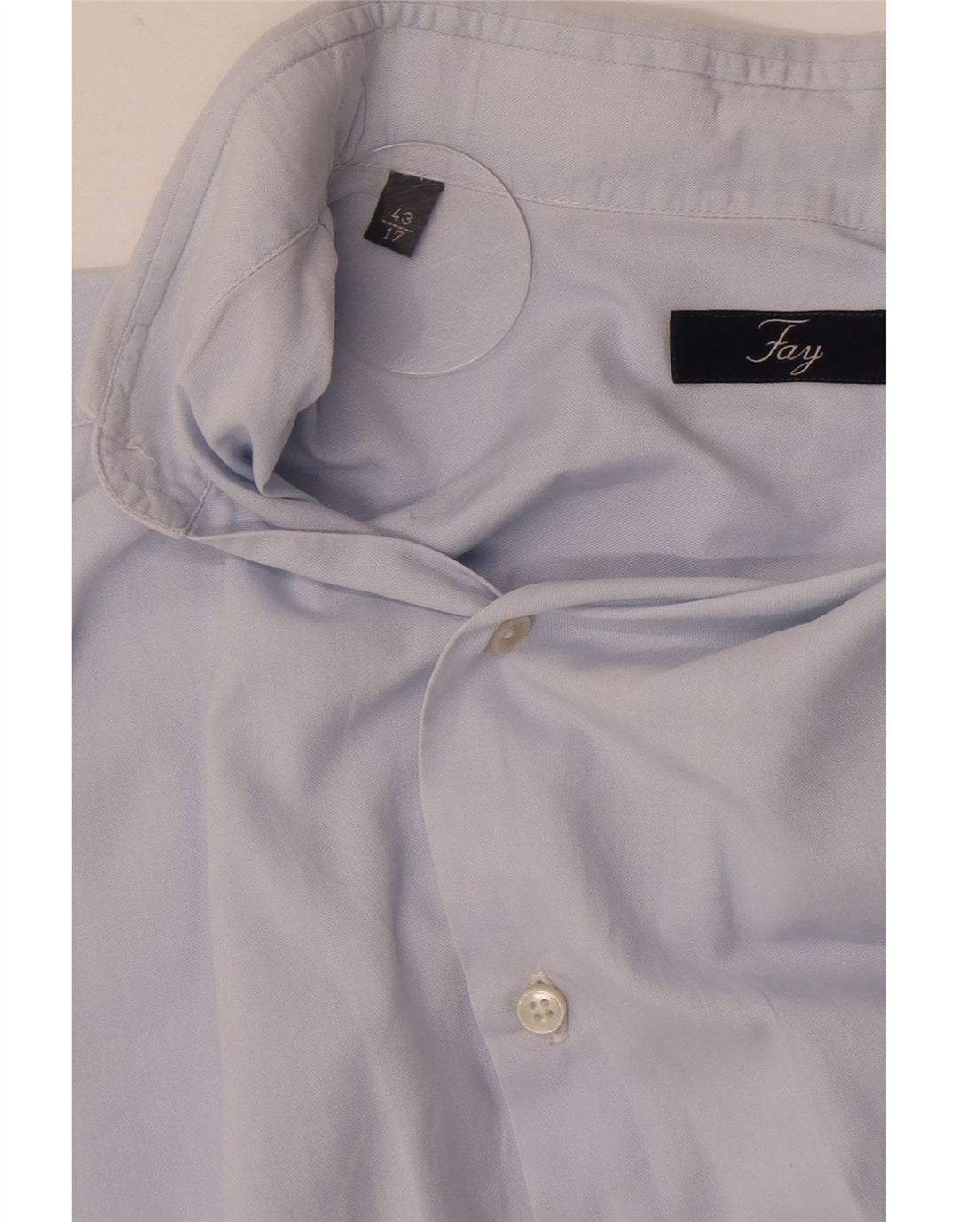 Camisa Fay Hombre Talla 43 17 XL Azul