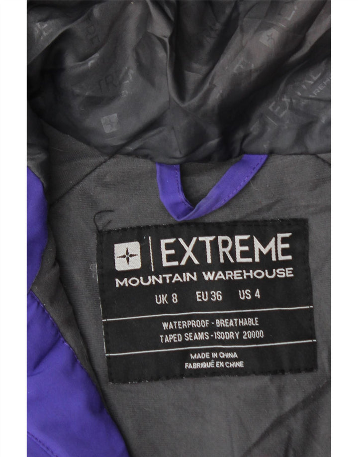 MOUNTAIN WAREHOUSE Chaqueta cortavientos extrema para mujer UK 8 Small Púrpura