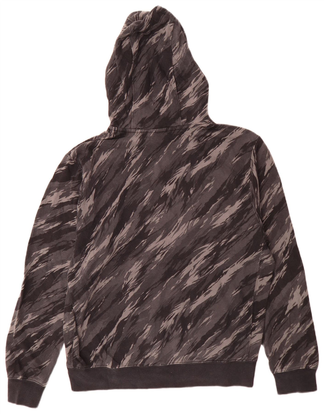 Sudadera Con Capucha Nike Hombre Gris Medio Camuflaje Algodón