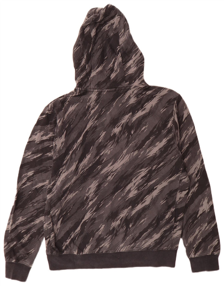 Sudadera Con Capucha Nike Hombre Gris Medio Camuflaje Algodón