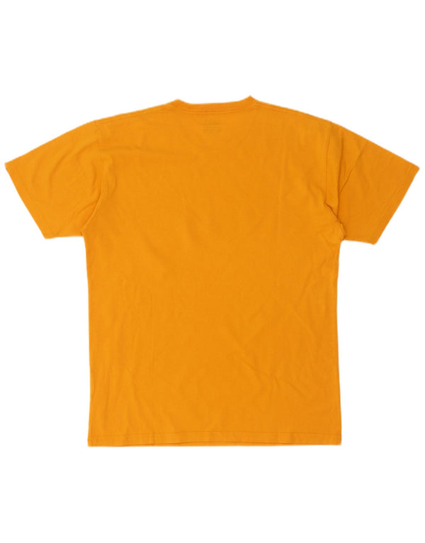 Vans Hombre Classic Fit Graphic Camiseta Top Algodón Amarillo Medio