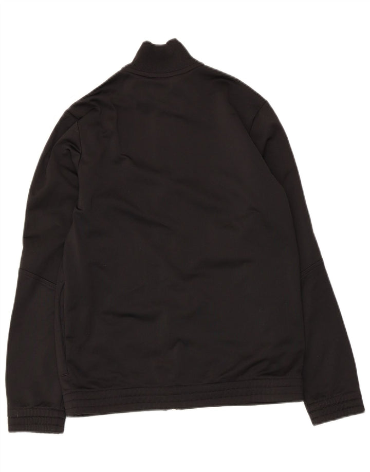 Adidas - Chaqueta de chándal para niño (11-12 años), color negro