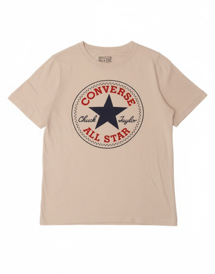 CONVERSE Camiseta gráfica para niño 10-11 años Mediano Blanco Algodón