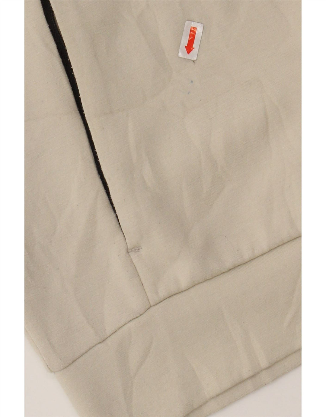 CHAMPION Jersey con capucha para hombre pequeño de algodón blanco roto