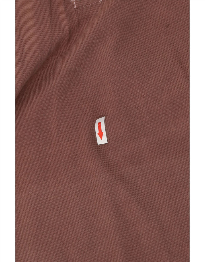 Puma Polo para hombre de algodón marrón grande