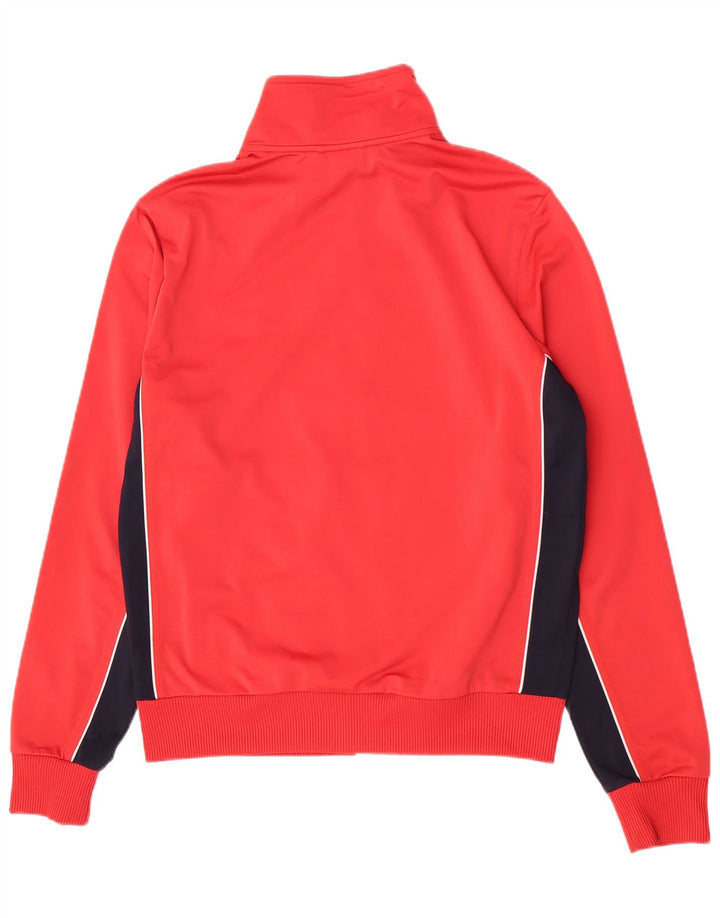 Puma Chaqueta de chándal para hombre con bloques de color rojo medio Poliéster