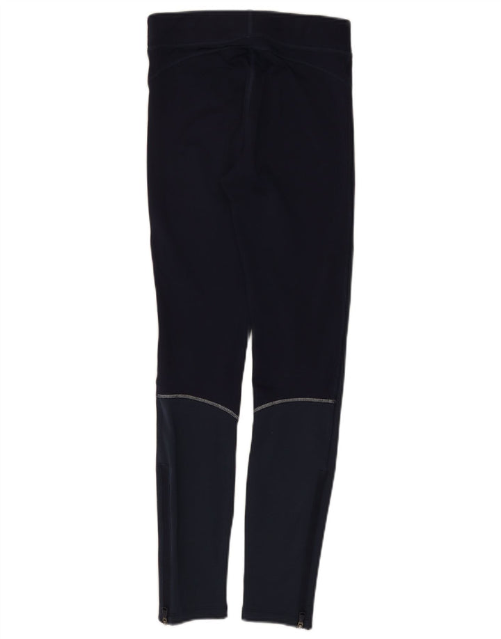 Under Armour Leggings para mujer UK 4 XS Azul marino Colorblock Poliéster