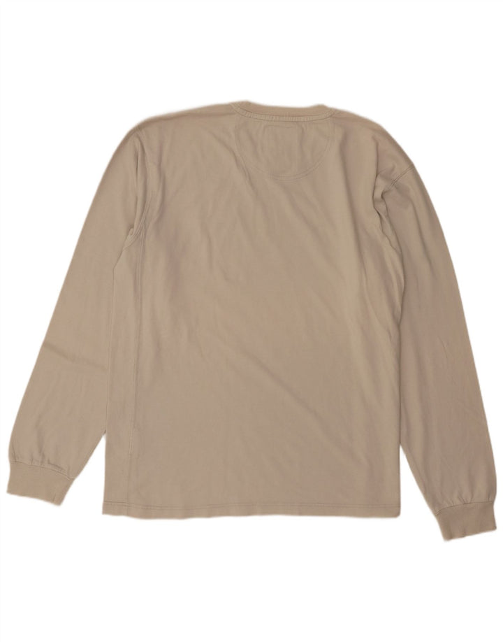 Champion Camiseta De Manga Larga Para Hombre XL De Algodón Blanco Roto