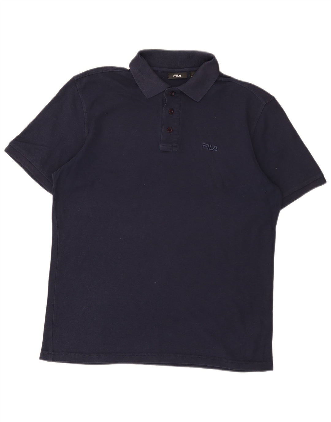 Fila Polo Hombre Algodón Azul Marino Mediano