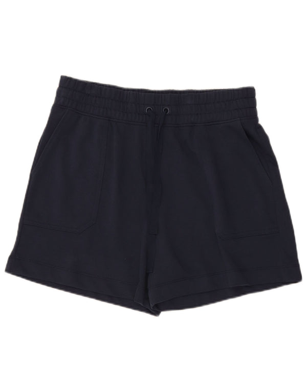 Marks & Spencer Pantalones cortos deportivos para mujer UK 44 Grande Azul marino Algodón