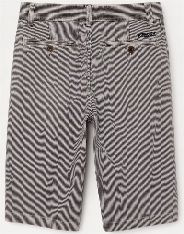 Woolrich Pantalones cortos chinos para hombre medianos W33 Azul a rayas