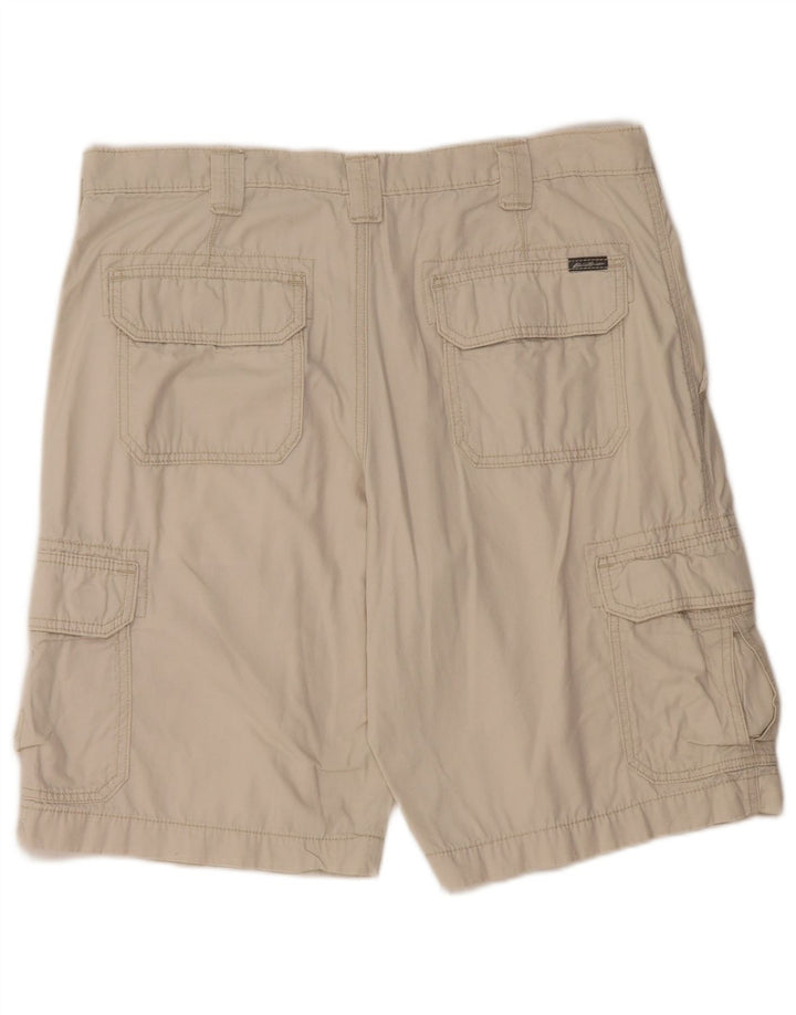 EDDIE BAUER Pantalones cortos cargo para hombre W36 Algodón gris grande
